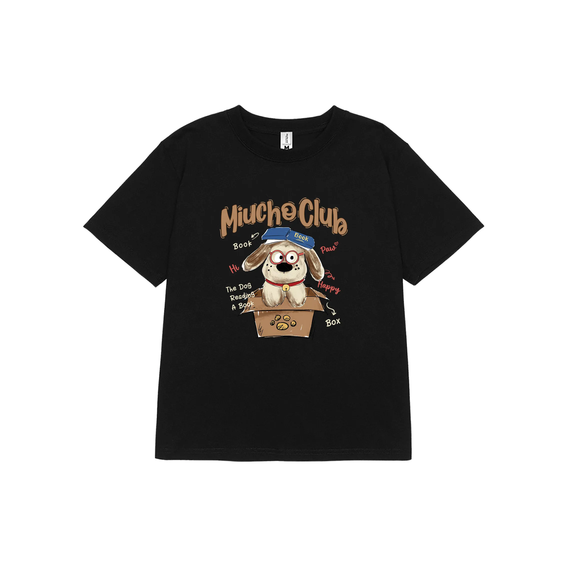 Áo baby tee nữ cute puppy nhiều màu 2619 Miucho vải cotton 2c thoáng mát co giãn in mix_thumbnail_7