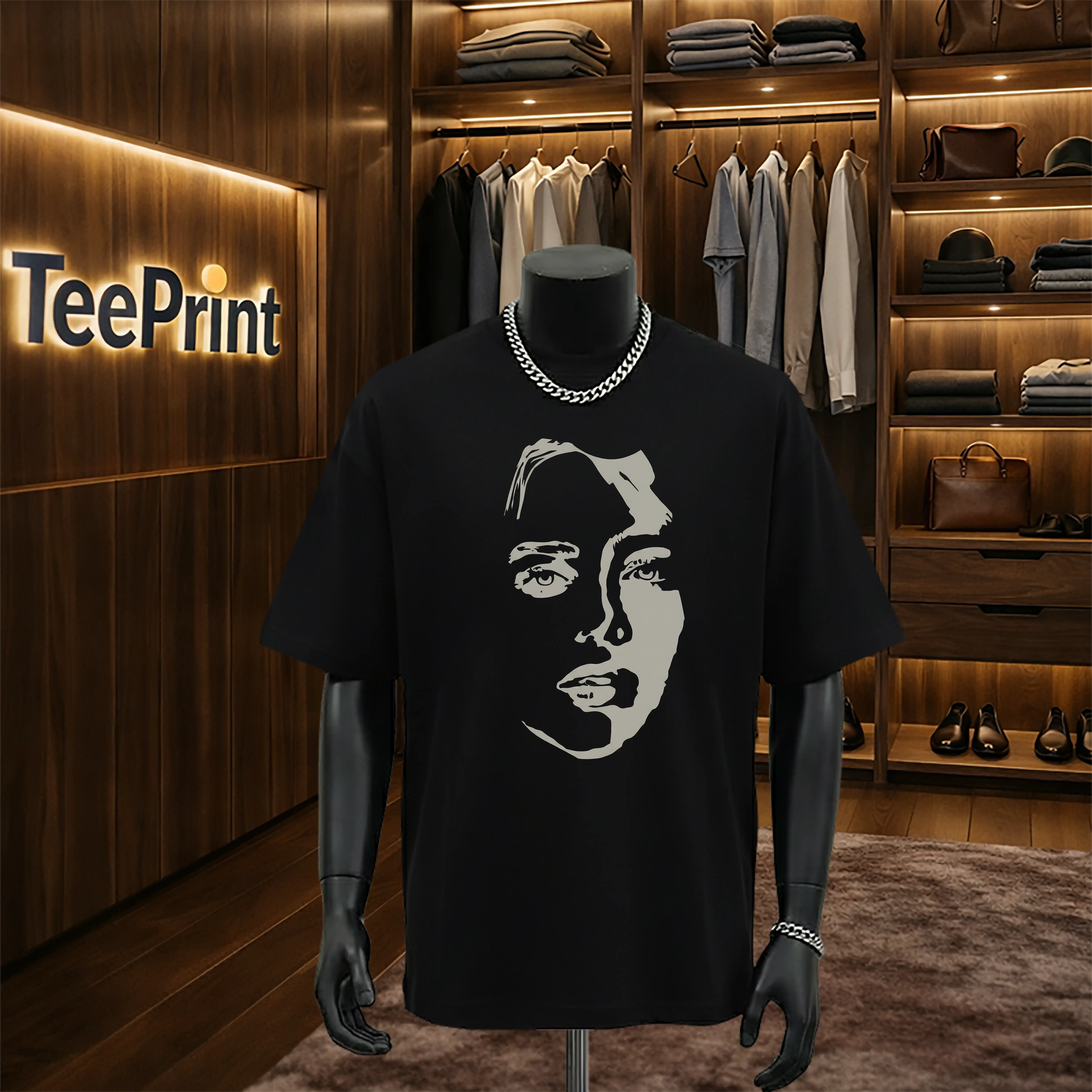 Áo thun form rộng classic artwork TeePrint 3251_thumbnail_2