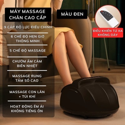 Máy massage chân 6D NMIMART Kết Hợp Bấm Huyệt, nén khí, sưởi ấm_thumbnail_2