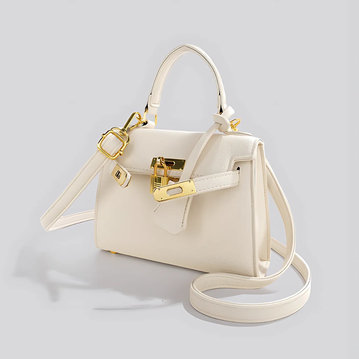 Túi xách nữ UHE_2516 Elegant – khóa kim loại, 2 màu Đen/Trắng_thumbnail_10