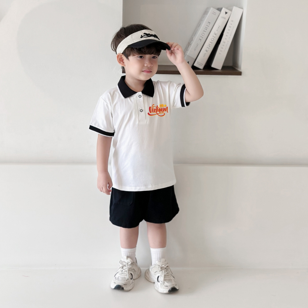 Áo Polo bé trai in hình 'Cờ đỏ sao vàng Việt Nam' - Loza Kids PY072_thumbnail_6