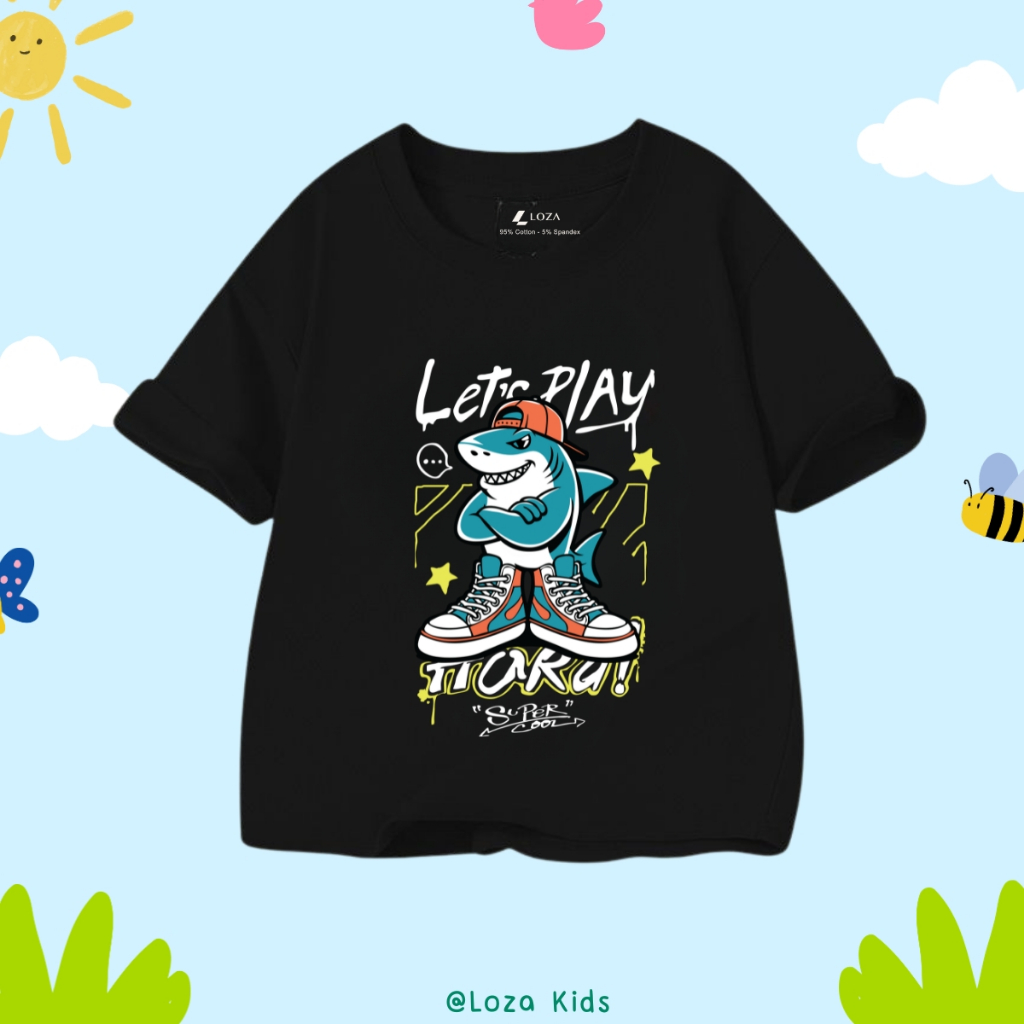 Áo thun bé trai in hình 'Brainrot Tung tung tung sahur, Tralalelo Tralala - Loza Kids AT065_thumbnail_3