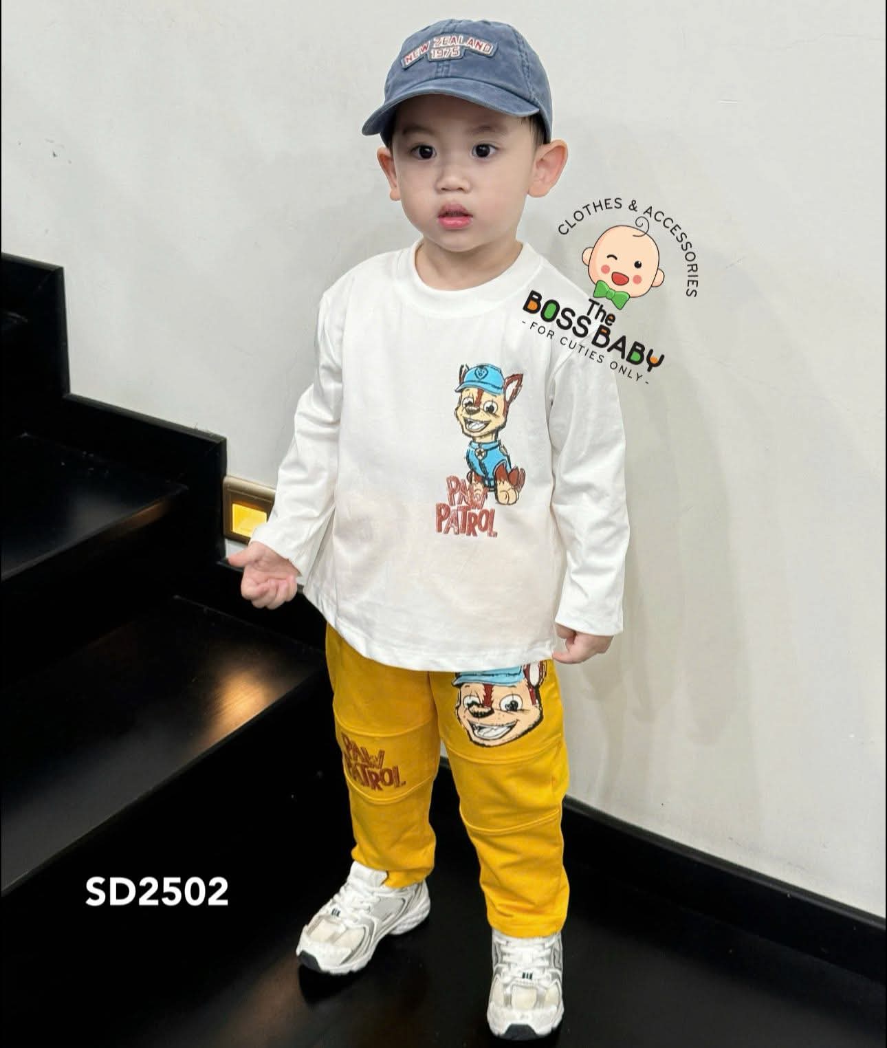 Set bộ da cá trắng vàng chó cứu hộ PawPatrol