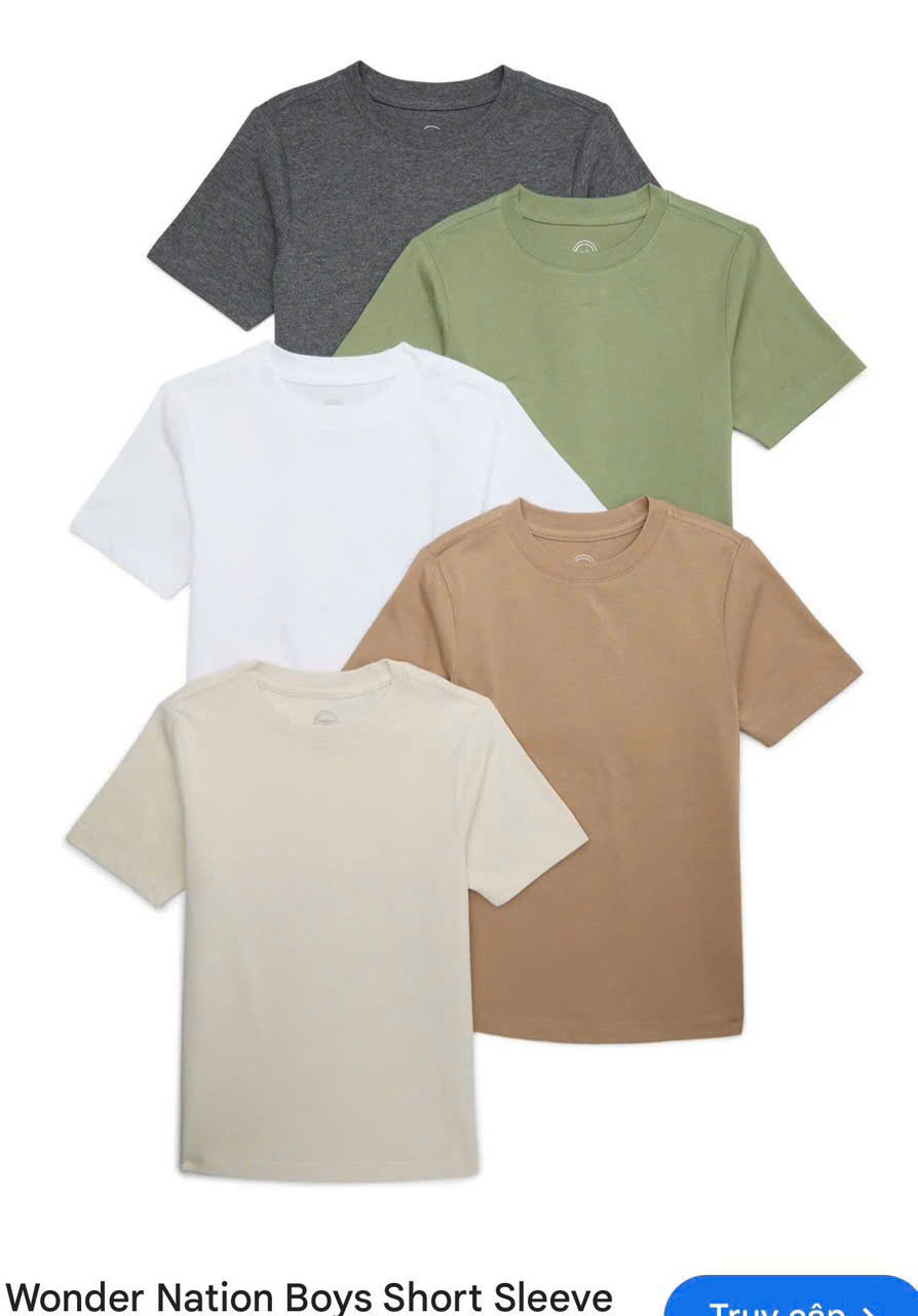 Set 2 áo thun bé ( NGẪU NHIÊN - FORM THƯỜNG ) - mua từ 2set có trùng_thumbnail_4