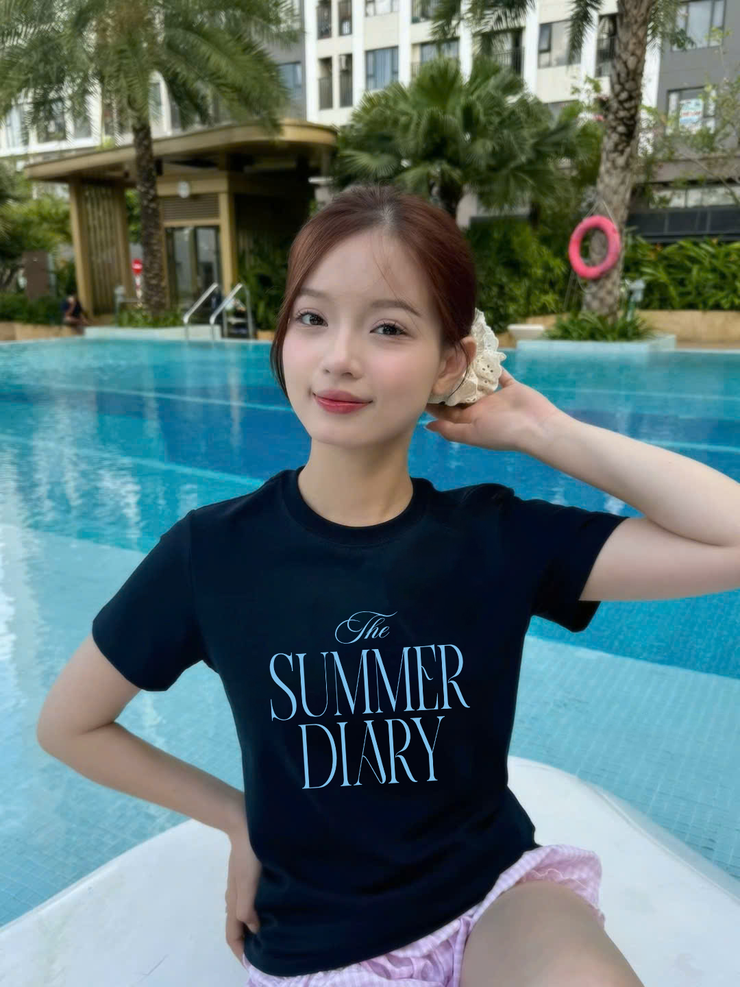 Áo baby tee ôm body hè biển 2190 Miucho cổ tròn vải cotton 4c thoáng mát in mix_thumbnail_3