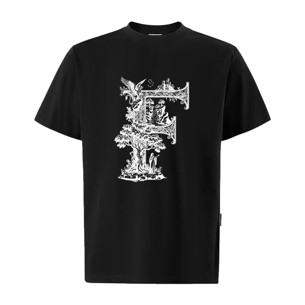 Áo thun nam form rộng Miucho Iconic vải cotton thoáng mát trẻ trung chữ cái F big size 2751_thumbnail_9