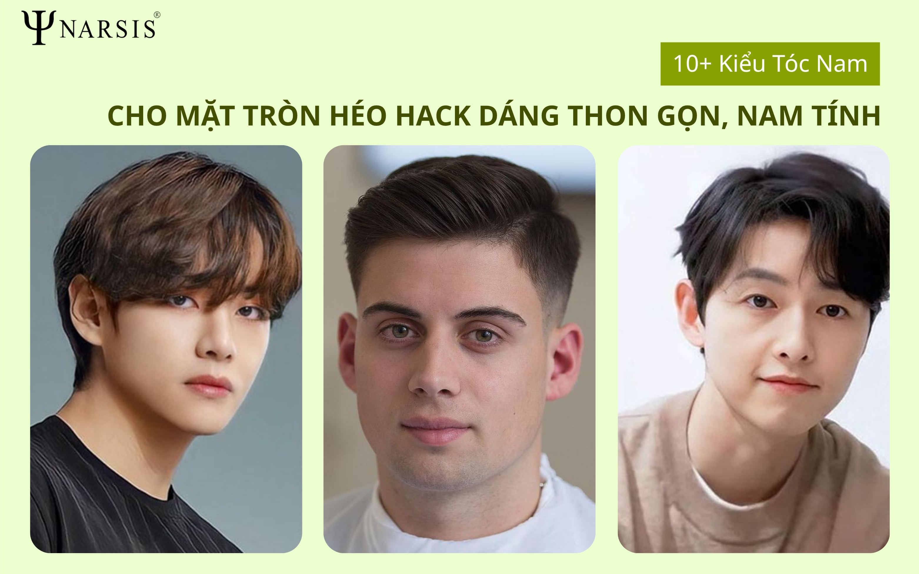 10+ Kiểu Tóc Nam Cho Mặt Tròn Béo Hack Dáng Thon Gọn Và Nam Tính Đỉnh Cao (2025)