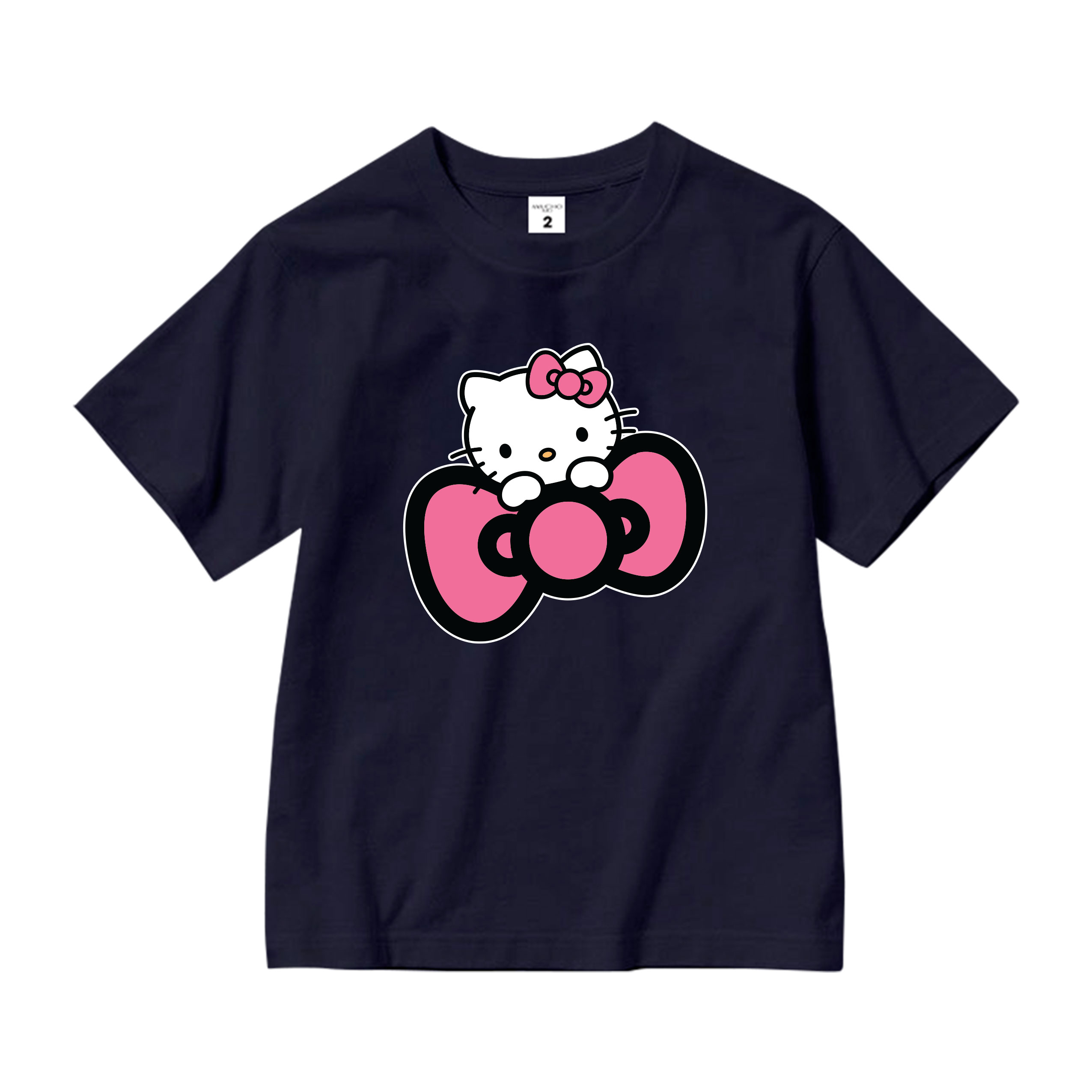 Áo thun bé gái form rộng dễ thương chất vải cotton thoáng mát AED1546 Miucho Kid in artwork_thumbnail_12