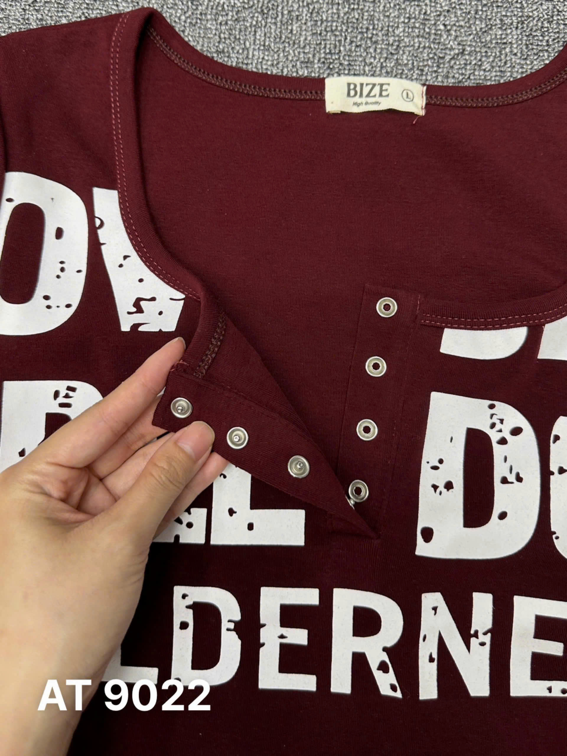 Áo thun cổ vuông phối chữ in bigsize AT9022 dành cho nàng mũm mĩm từ 55-90kg_thumbnail_11