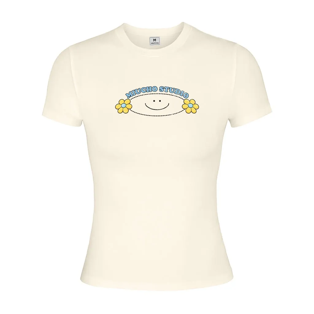 Áo baby tee smile Beezy form ôm body hack dáng 3334_thumbnail_9