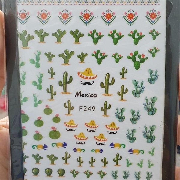 Sticker Hoa + Lá + Quả F249