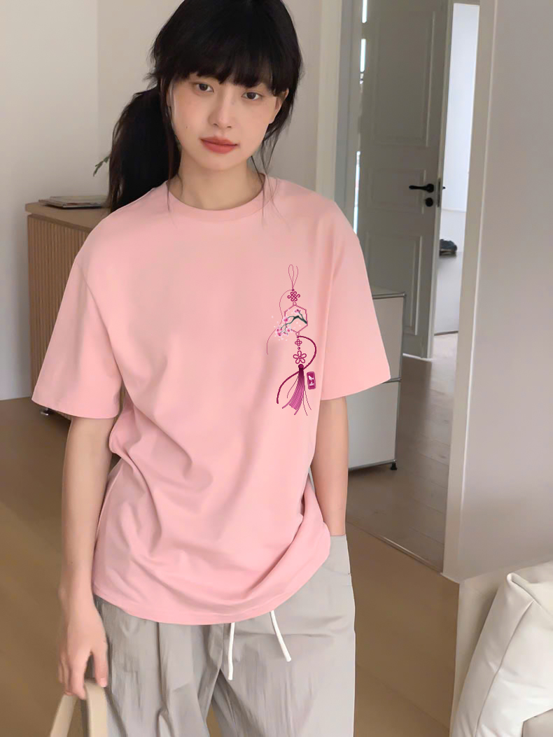 Áo thun nữ tết form vừa regular vải cotton 4c thoáng mát 1815 Miucho in basic_thumbnail_3