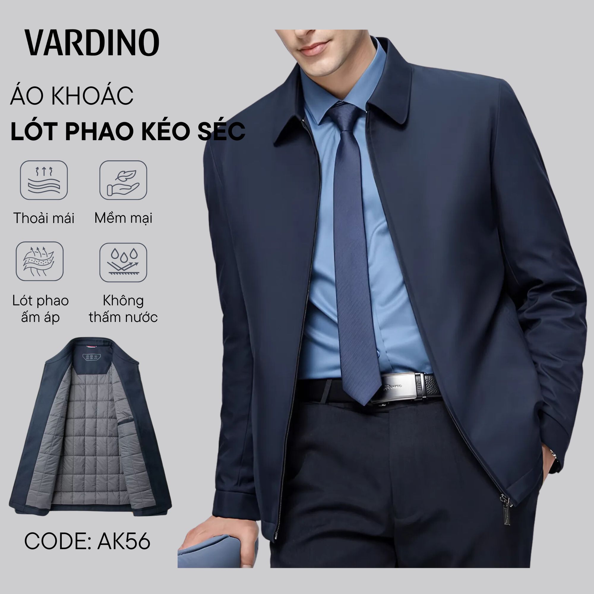 Áo khoác chần bông Vardino AK56_thumbnail_2