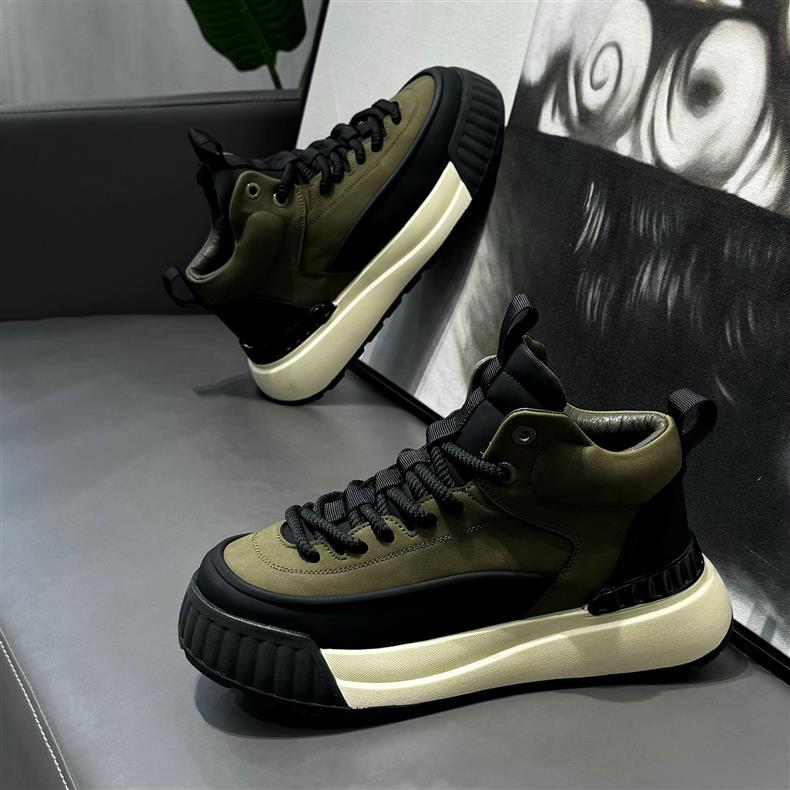 GA261 – Giày nam 2025, đế giữa mới mùa xuân, đế dày, dây buộc, đa năng, thể thao & thường ngày