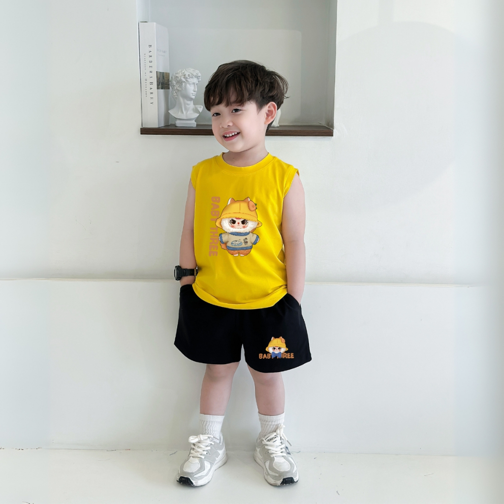 Bộ ba lỗ bé trai in hình nhiều mẫu -  Loza Kids G0298_thumbnail_0