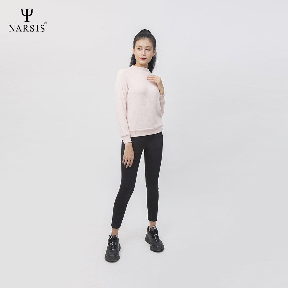 ÁO THU ĐÔNG NỮ L0059 NARSIS VẢI LEN COTTON ẤM ÁP, THOÁNG MÁT, GIỮ ẤM TỐT, MỀM MẠI_thumbnail_0