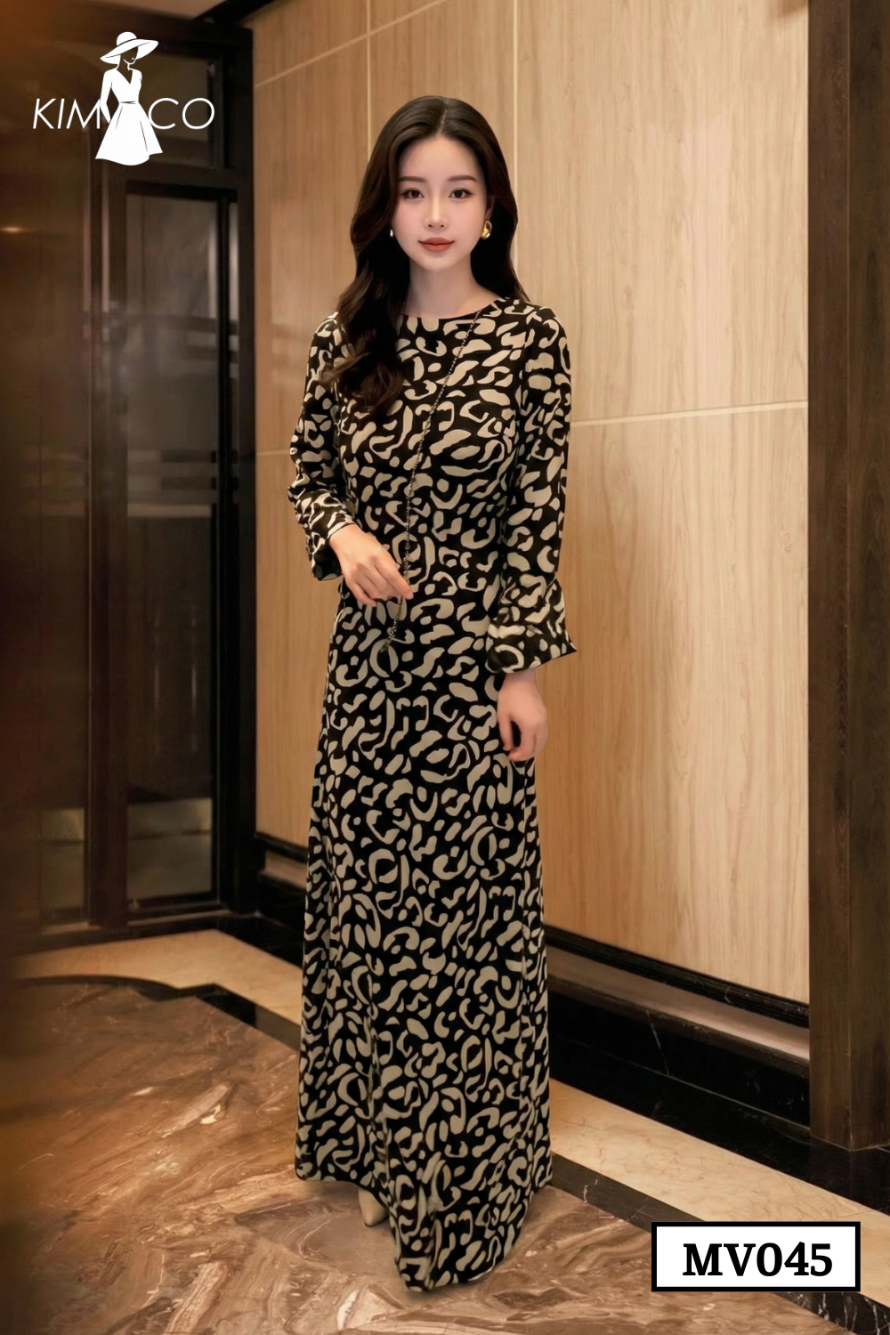 Midnight Pattern Dress - MV045_thumbnail_2