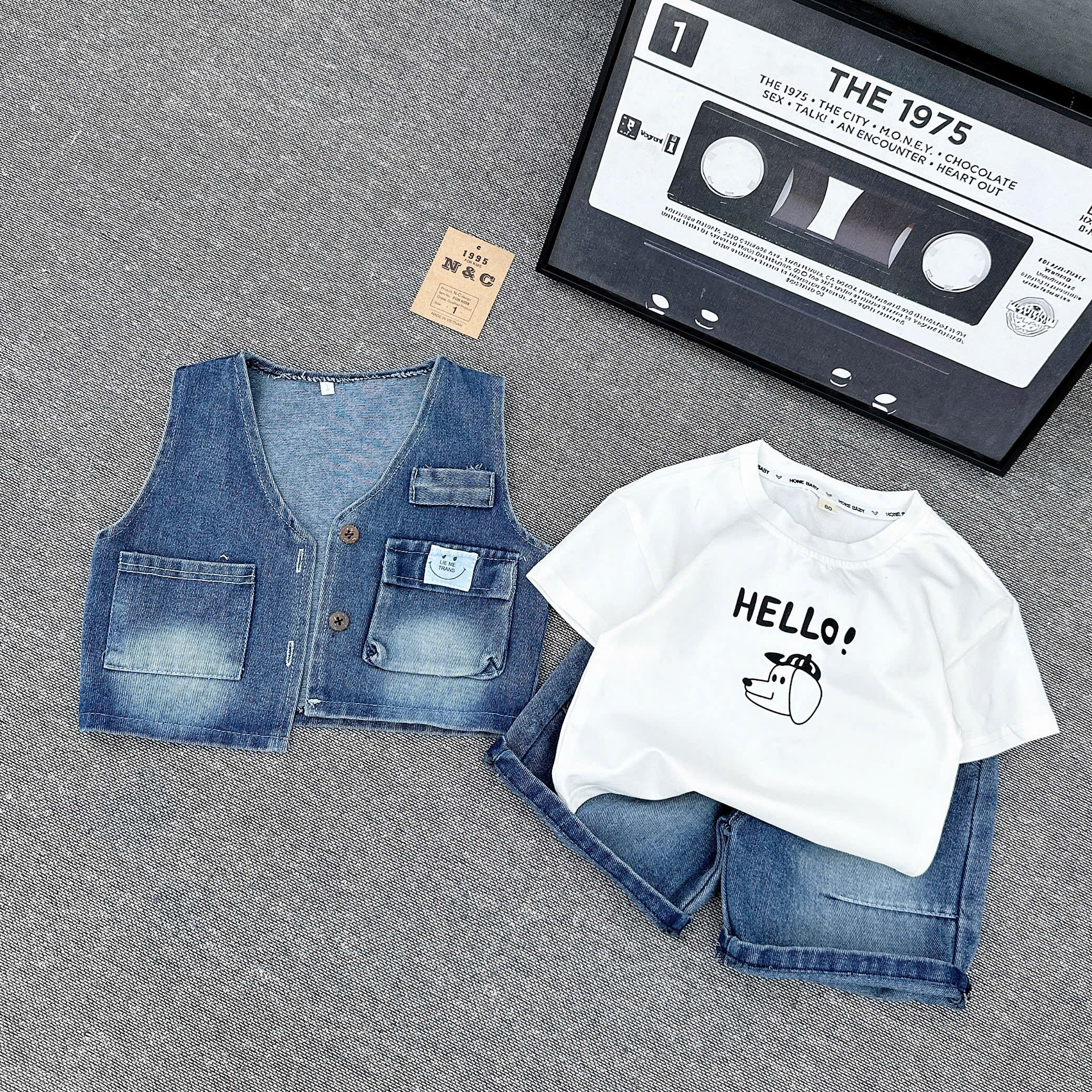 T87 SET 3CT BÒ PHỐI TÚI MẶT CƯỜI- A111.105