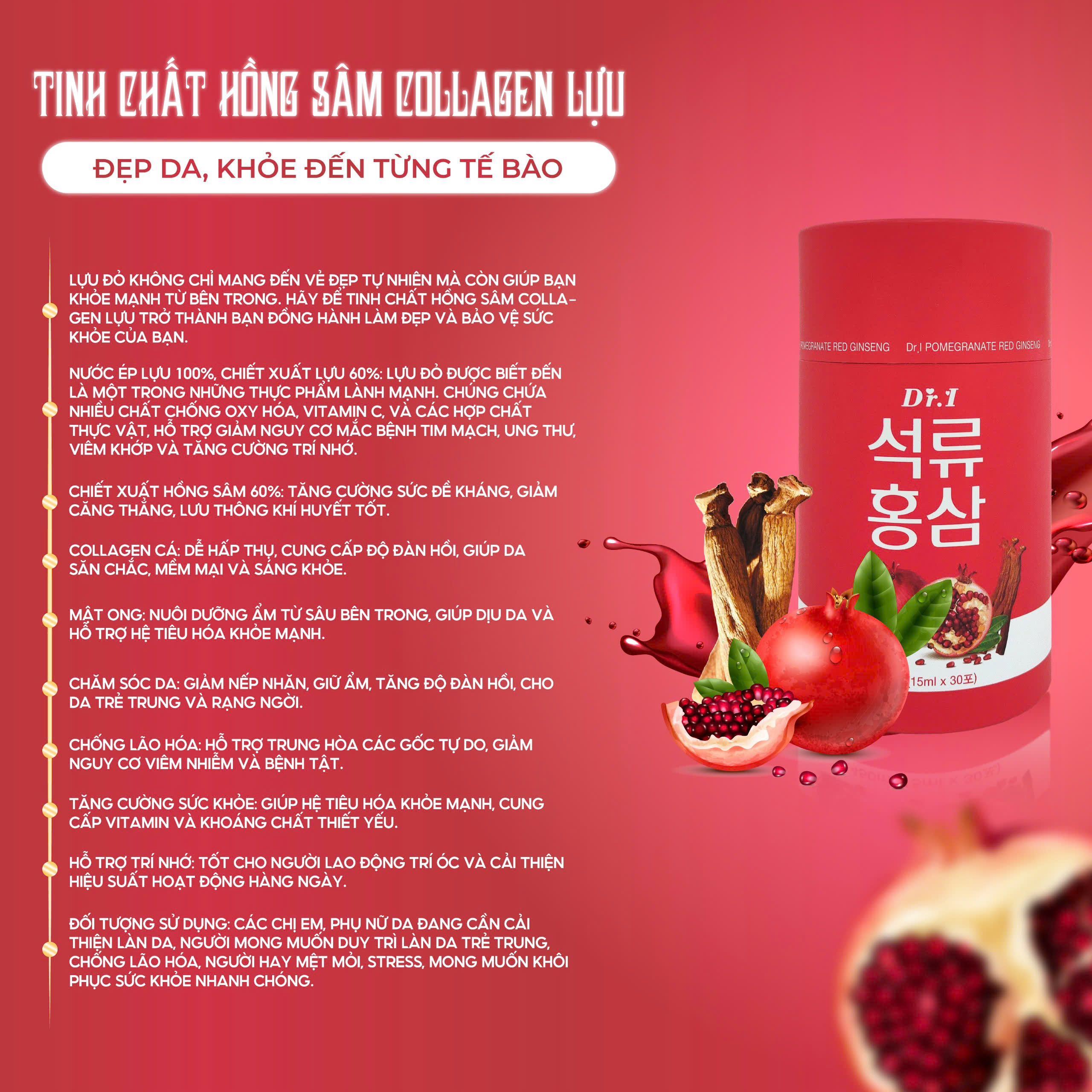 Tinh Chất Hồng Sâm Collagen Lựu - Tặng 1 gói kẹo sâm 200g_thumbnail_1