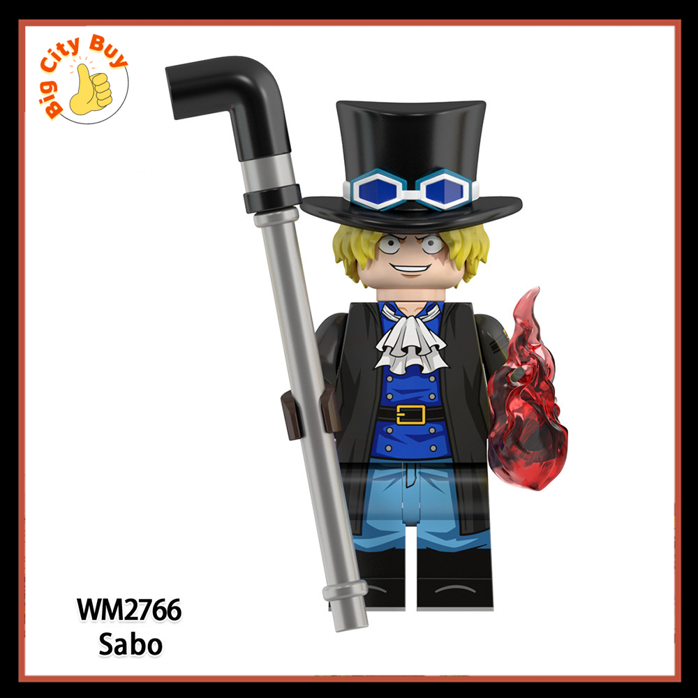 One Piece Đồ chơi Lắp ráp Nhân vật Luffy Zoro Sanji Shank Kaido Mô hình Monkey D Luffy Yamato Rayleigh_thumbnail_3