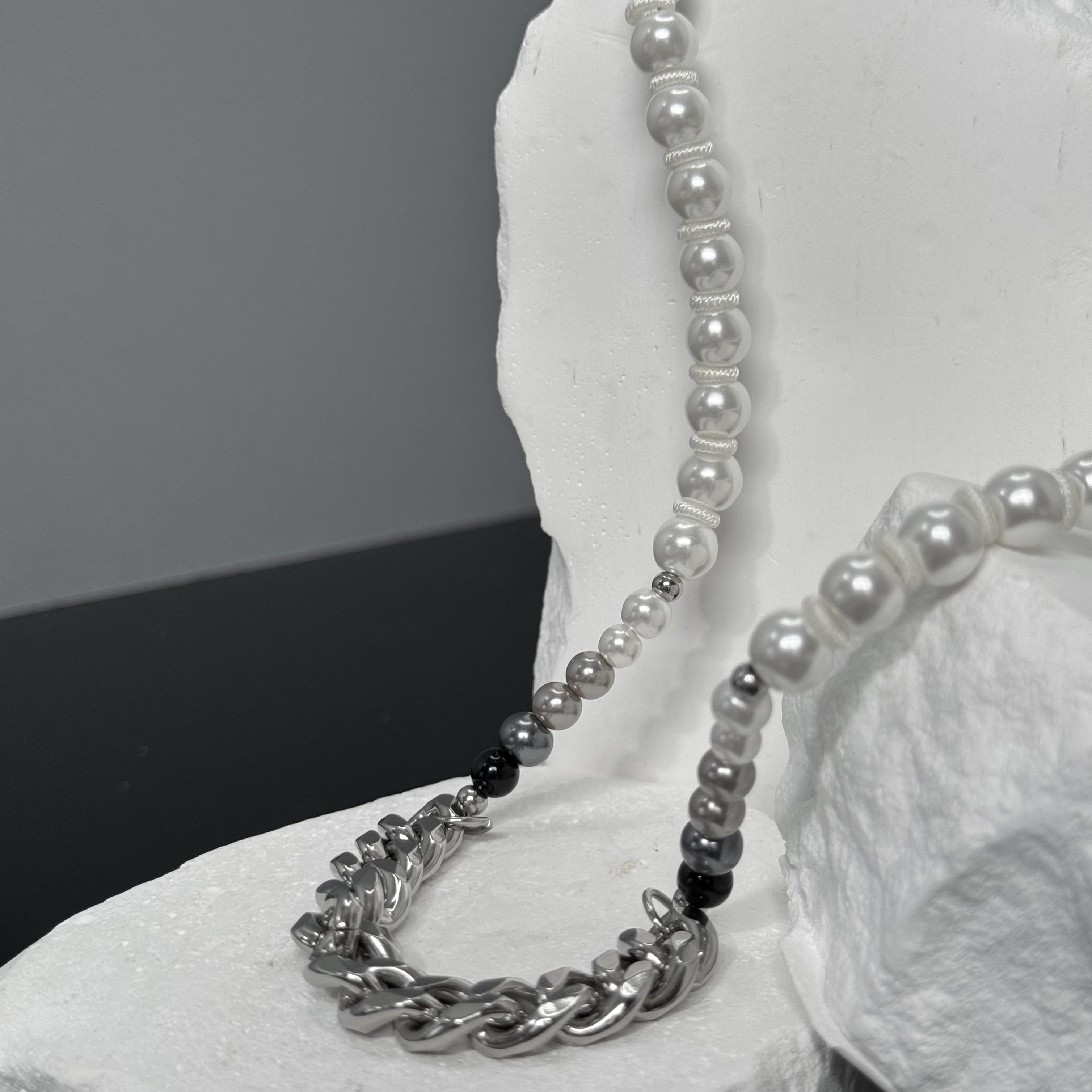 Half Pearl Chain Necklace_thumbnail_7