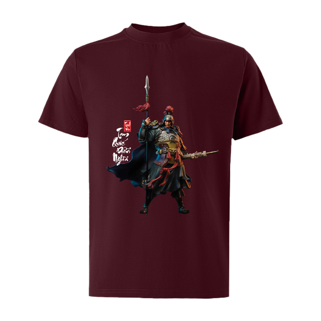 Áo phông nam tam quốc diễn nghĩa nhiều màu nhiều màu ATD1484 Miucho Iconic vải cotton in artwork_thumbnail_10