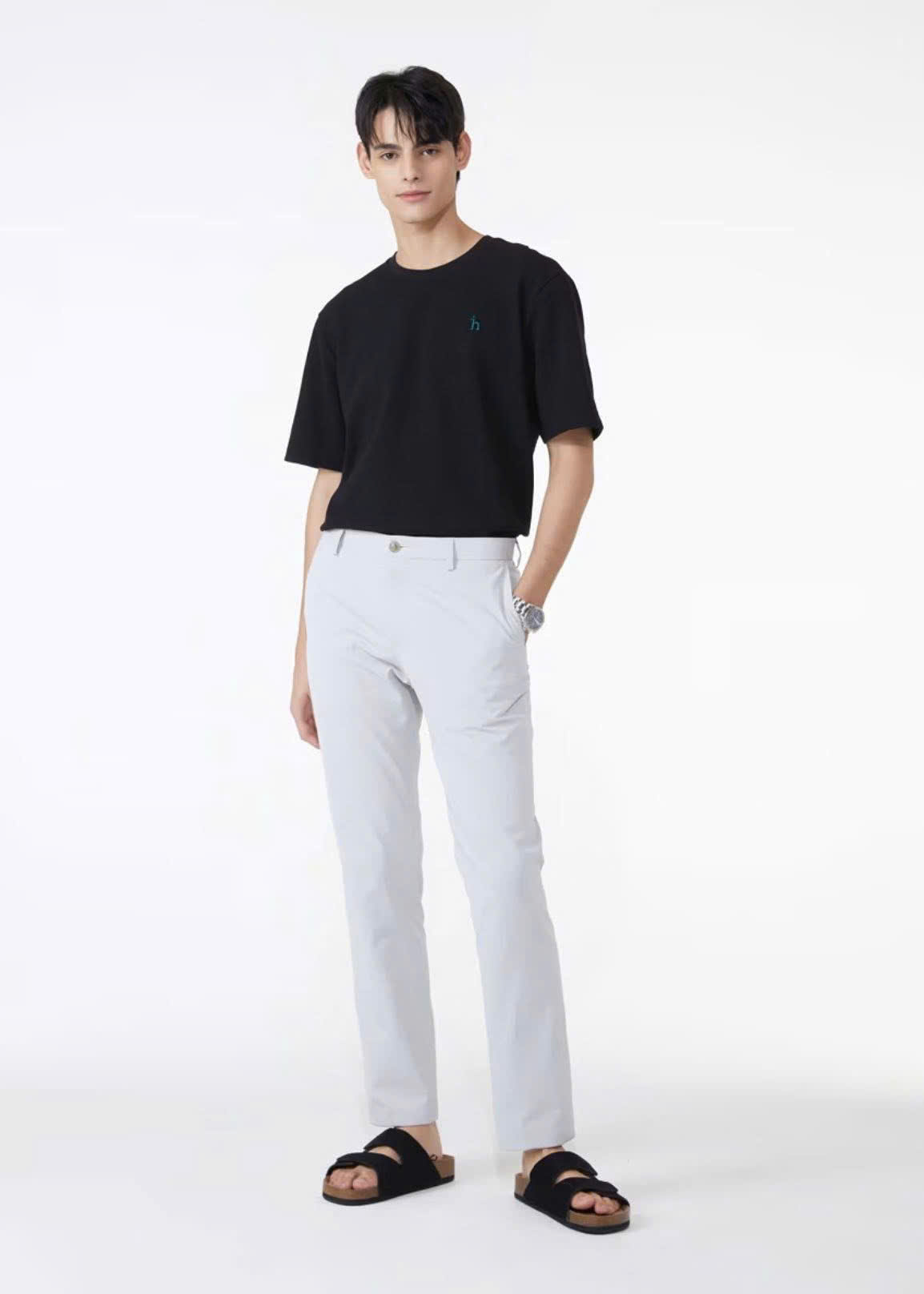 H291 ÁO THUN HAZZYS ĐEN_thumbnail_5