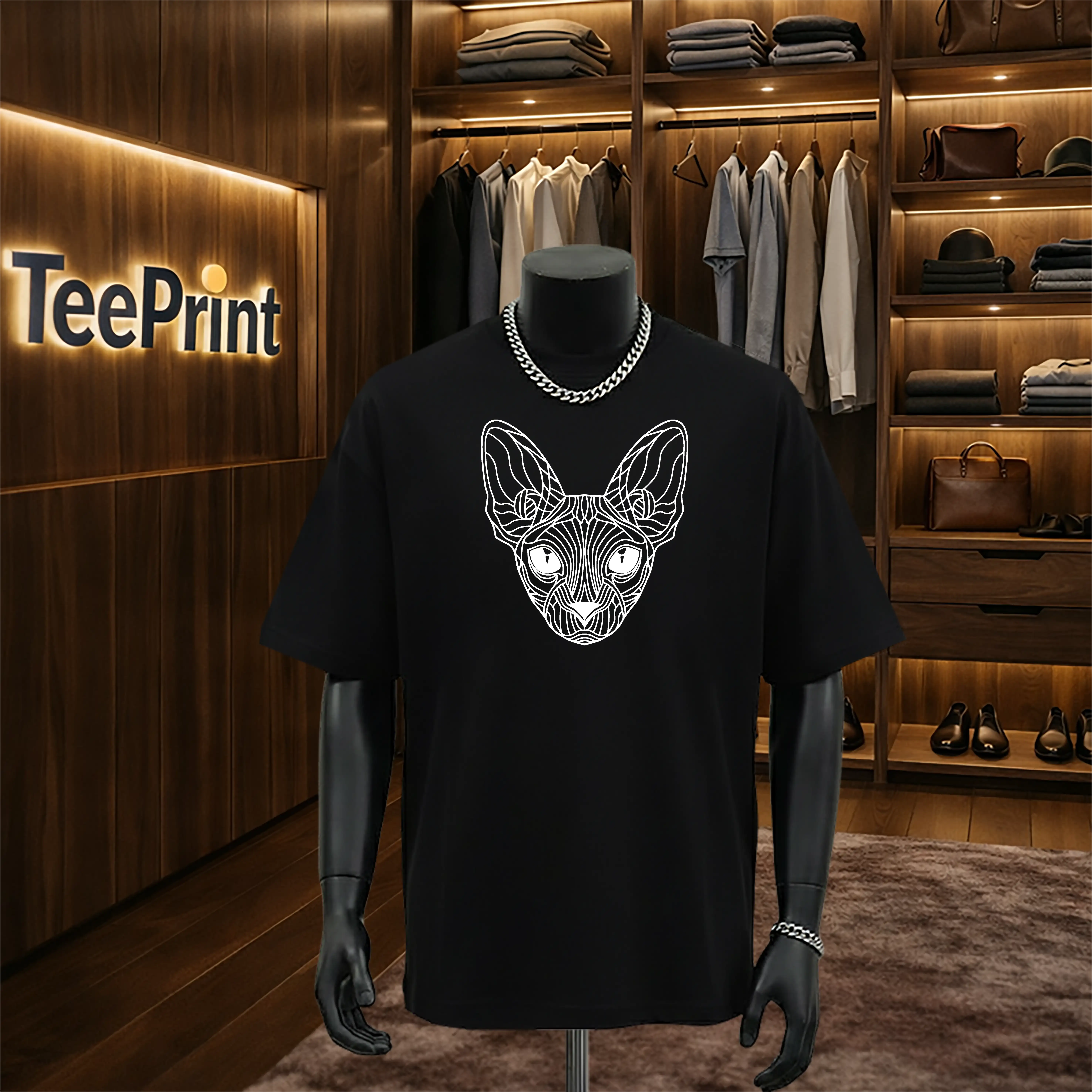 Áo thun nam form rộng big size nhiều màu TeePrint 3244_thumbnail_2