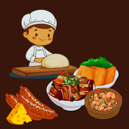 Red and Black Vintage Restaurant Logo (4)