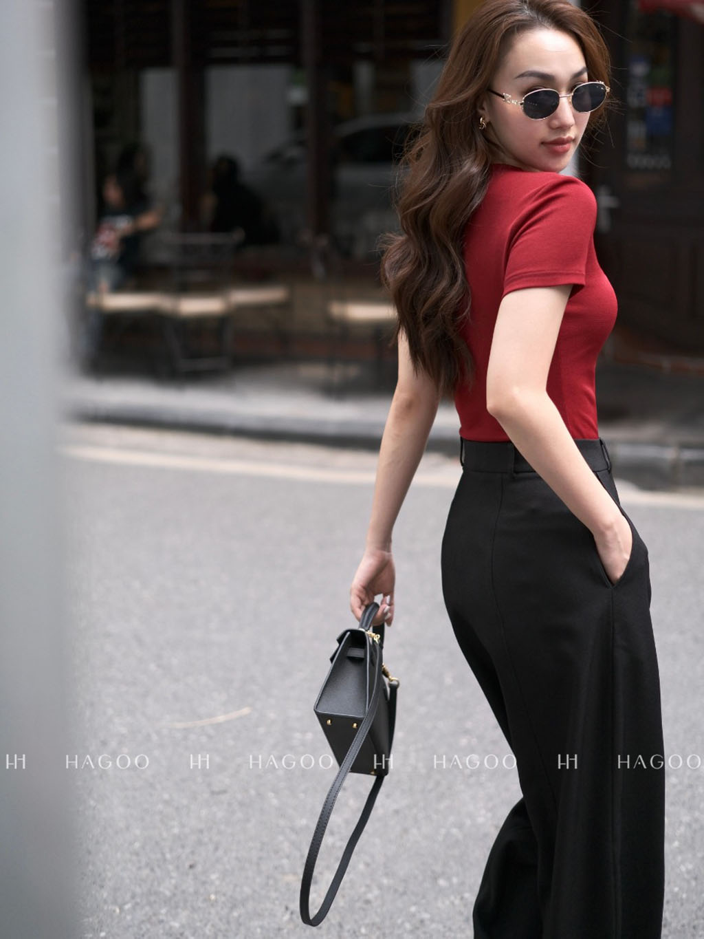 Áo ôm cổ lệch khuyên trang trí HAGOO_thumbnail_9