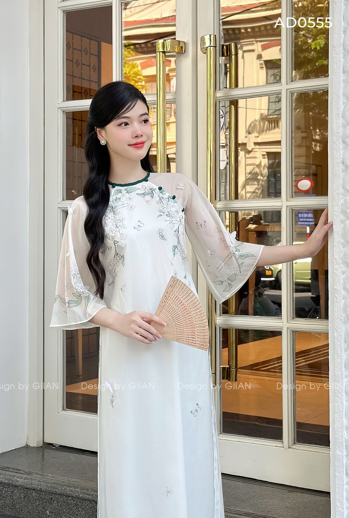 Áo dài cách tân Ngọc Vân AD0555