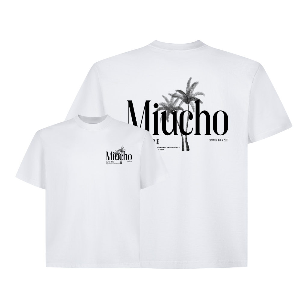 Áo phông nam form boxy hè biển 2188 Miucho Club cổ tròn vải cotton 2c 250gsm đứng form in mix_thumbnail_13