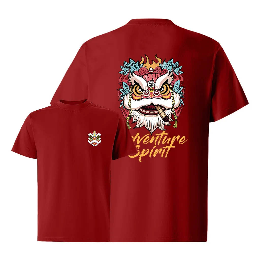 Áo thun nam form rộng Miucho Iconic thoáng mát trẻ trung Kỳ Lân in mix 2962_thumbnail_17