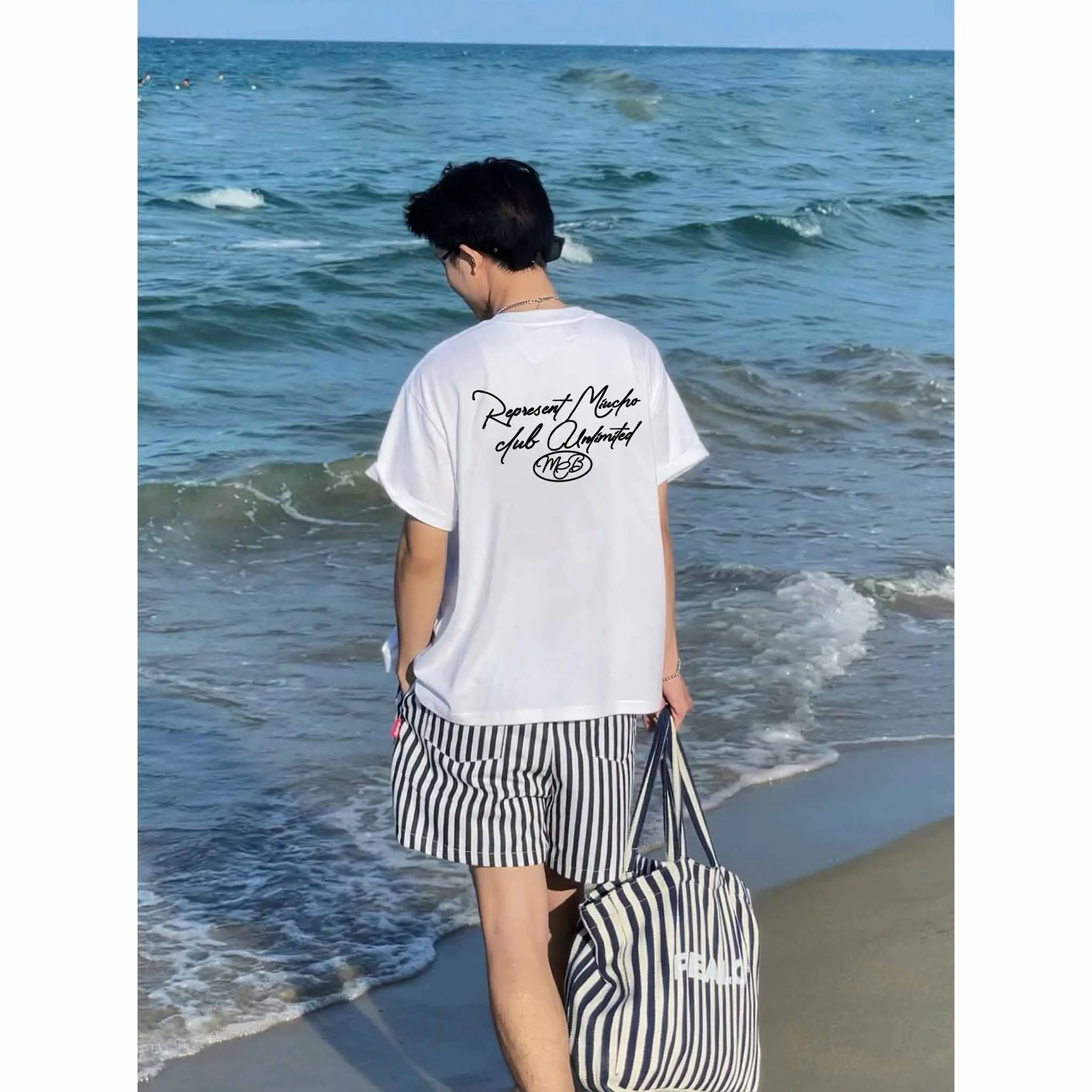 Áo thun boxy nhiều màu đủ size 2567 Miucho vải cotton thoáng mát tay ngắn cổ tròn in typography_thumbnail_5