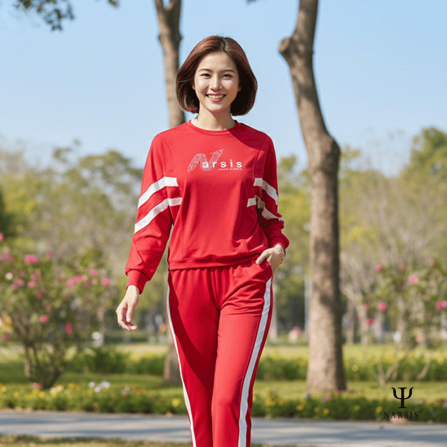 BỘ THU ĐÔNG NỮ M0021 NARSIS VẢI NỈ ẤM ÁP, MỀM MẠI, THÍCH HỢP MÙA ĐÔNG, GIỮ NHIỆT TỐT