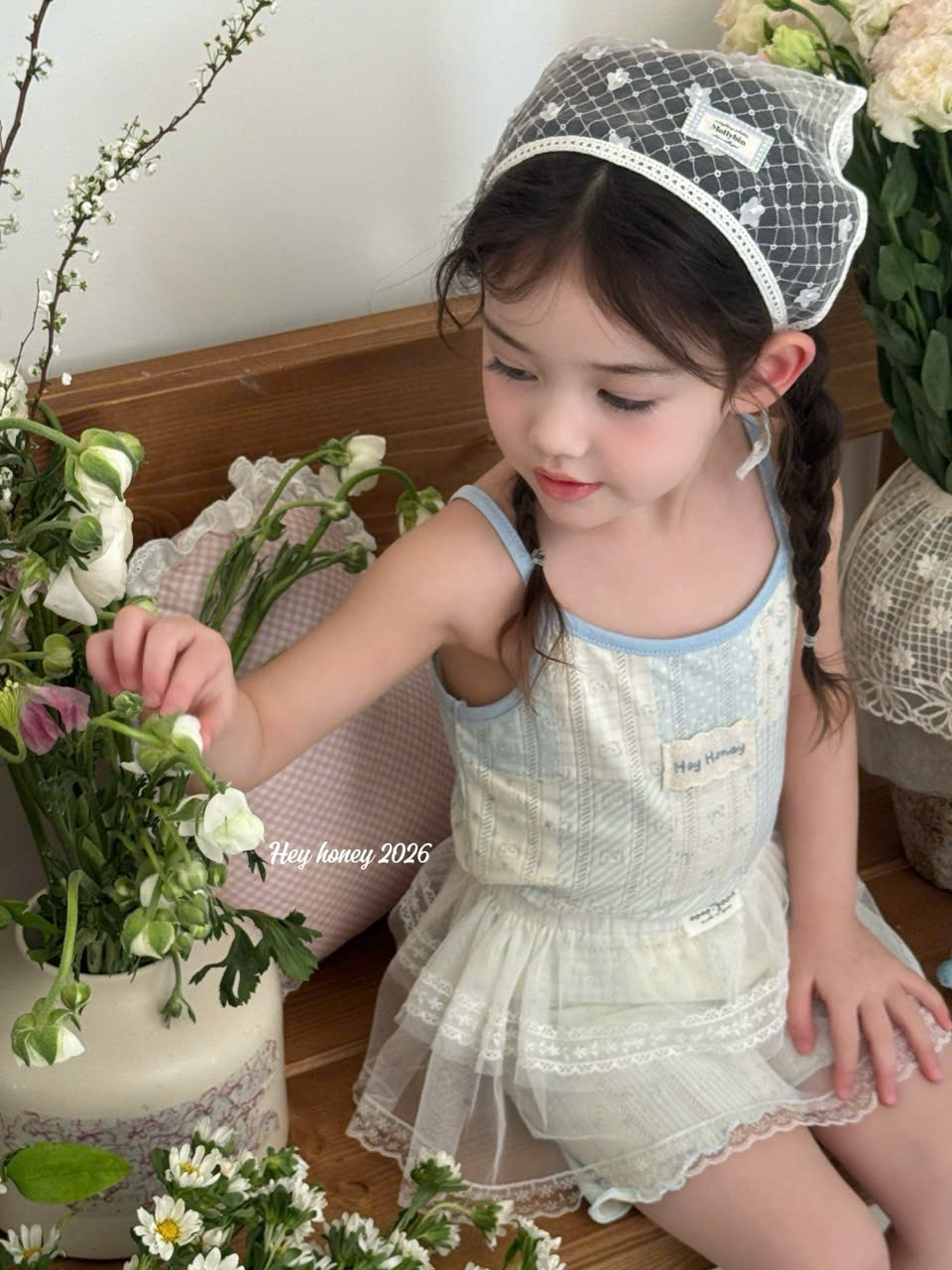 V11 - Set ngủ cotton xanh kèm 2 chi tiết hãng HeyHoney_thumbnail_2