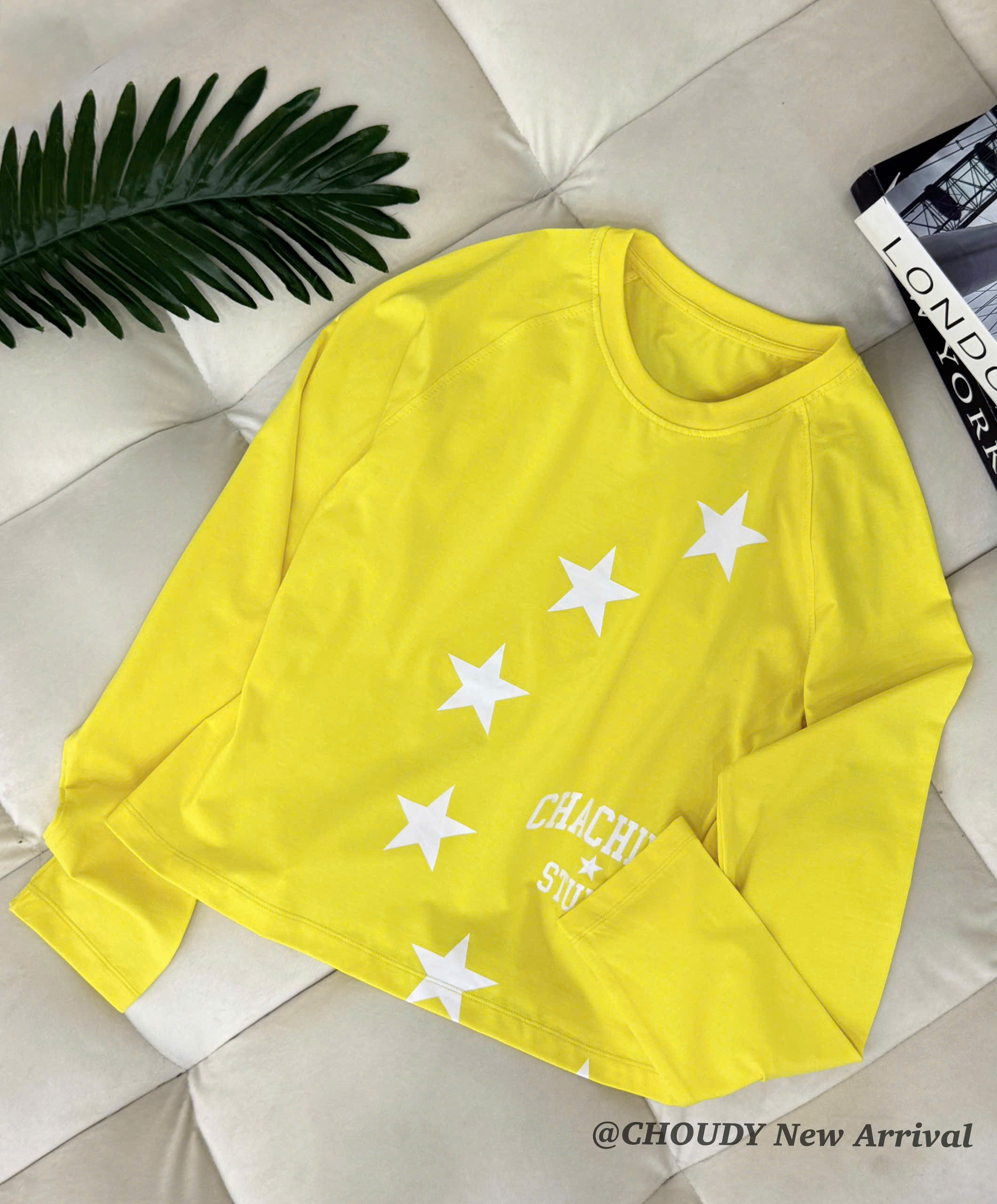 U566 ÁO THUN TAY DÀI VÀNG_thumbnail_1