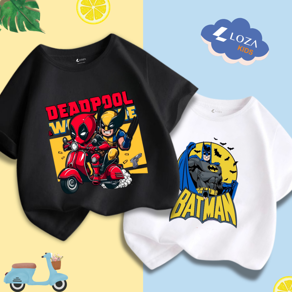 Áo thun bé trai in hình BST Marvel - Loza Kids Mã CA007_thumbnail_4