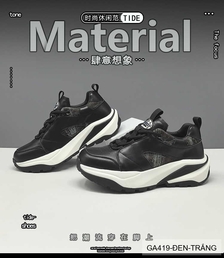 GA419 - Giày Sneaker Nam Đế Dày Tăng Chiều Cao Phong Cách Casual Thể Thao_thumbnail_19
