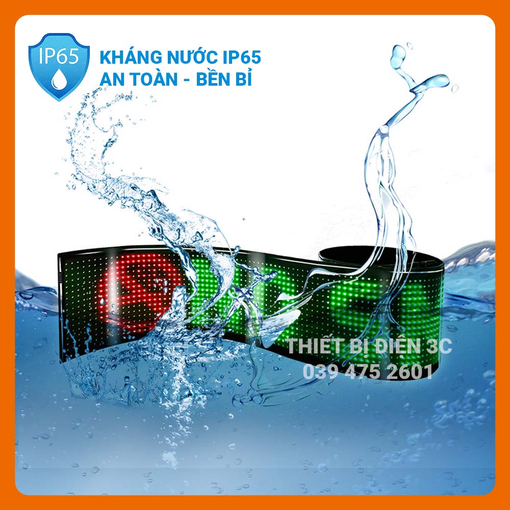 LED Mắt Quỷ Màn Hình Dẻo DIY – Điều Khiển Qua App Điện Thoại, Gắn Ô Tô xe đầu kéo_thumbnail_2