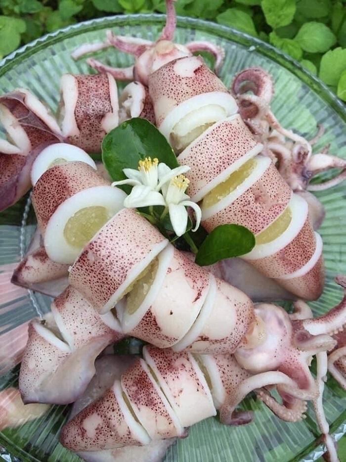 Mực ống hấp Đông lạnh - Chế biến Tiện lợi