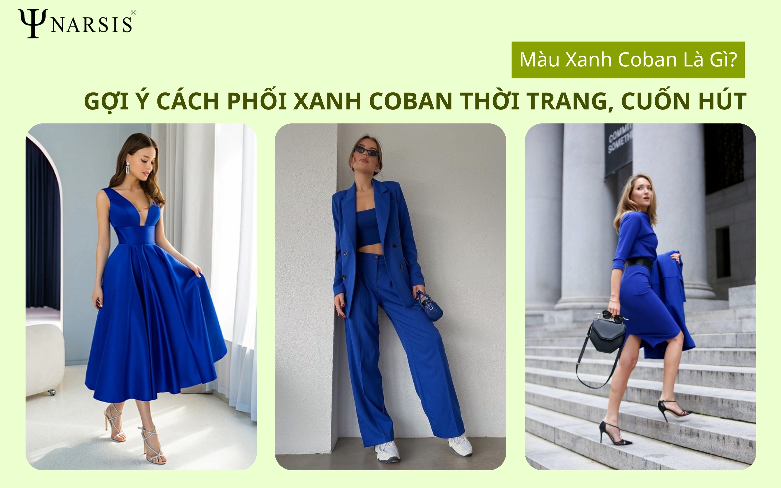 Màu Xanh Coban Là Gì? Gợi Ý Cách Phối Xanh Coban Thời Trang, Cuốn Hút