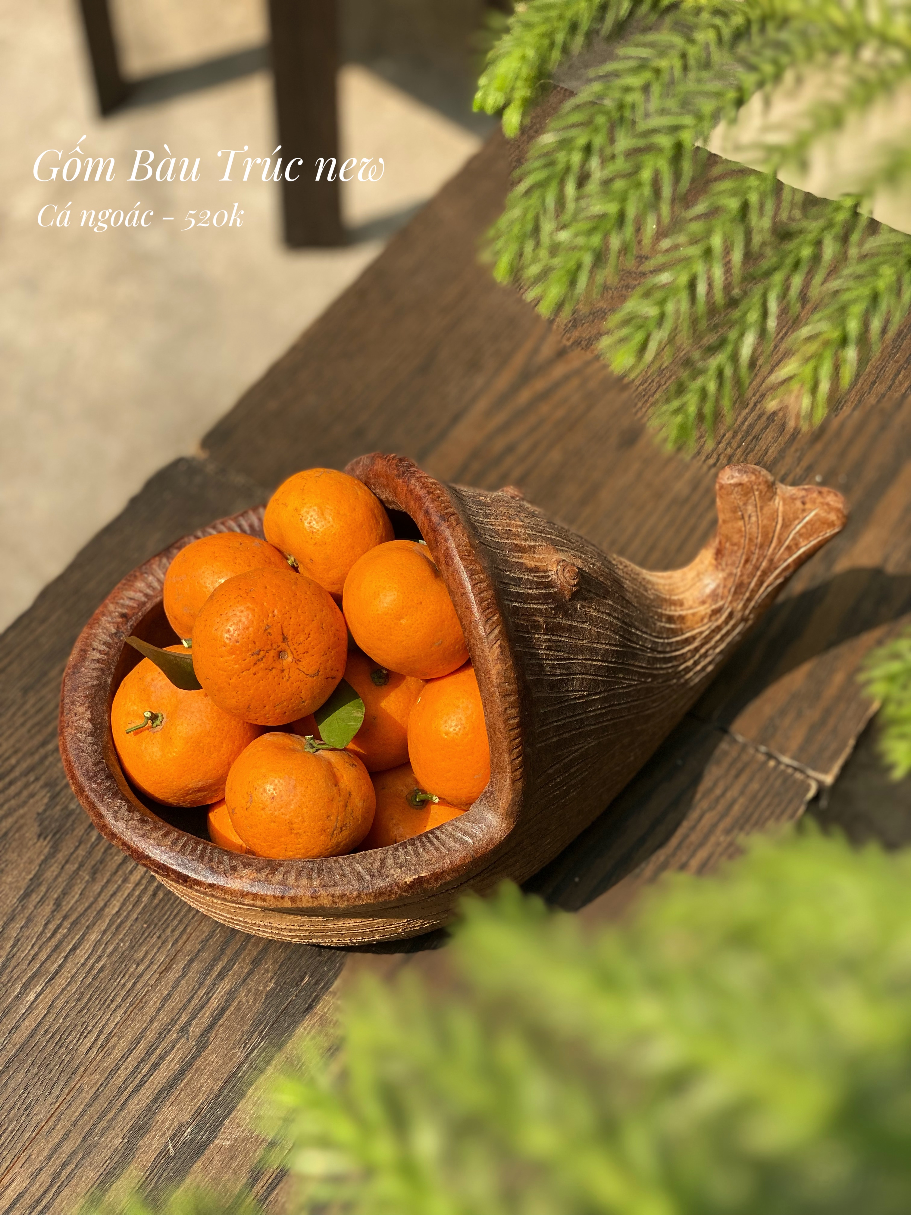 Cá ngoác - Gốm Bàu Trúc