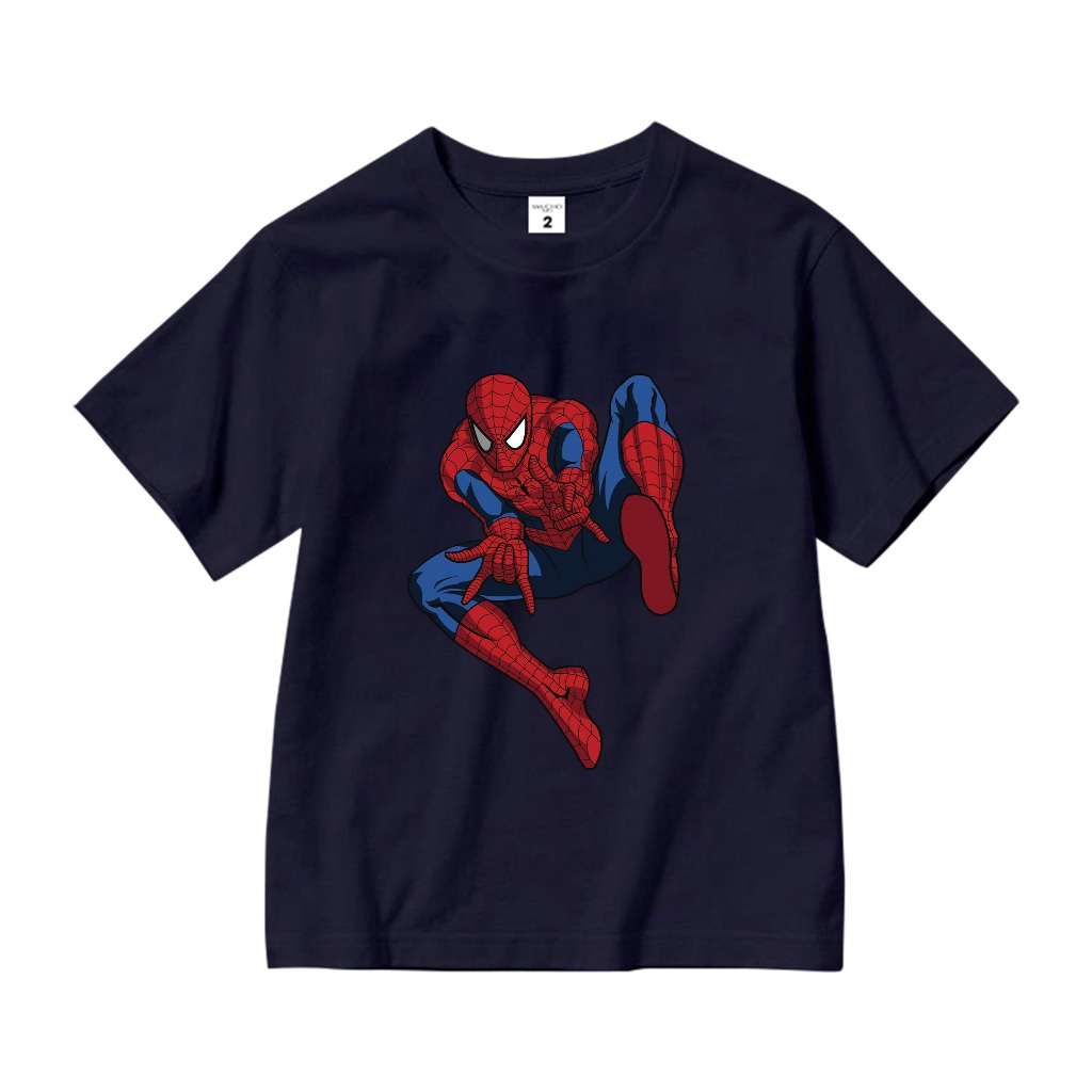 Áo thun SpiderMan bé trai form rộng AED637 Miucho Kid 100% vải cotton thoáng mát basic_thumbnail_9