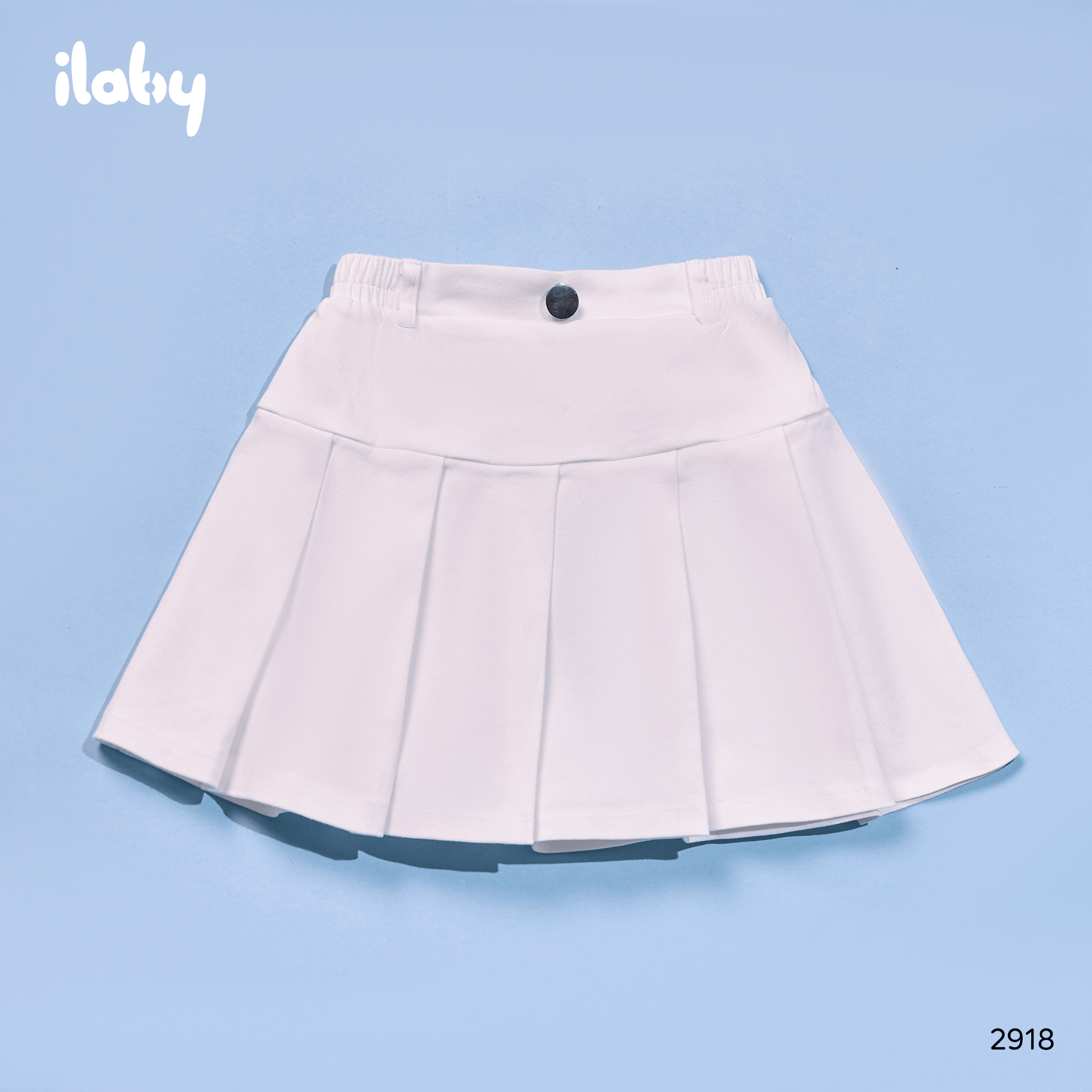 Chân váy xếp ly cúc bạc