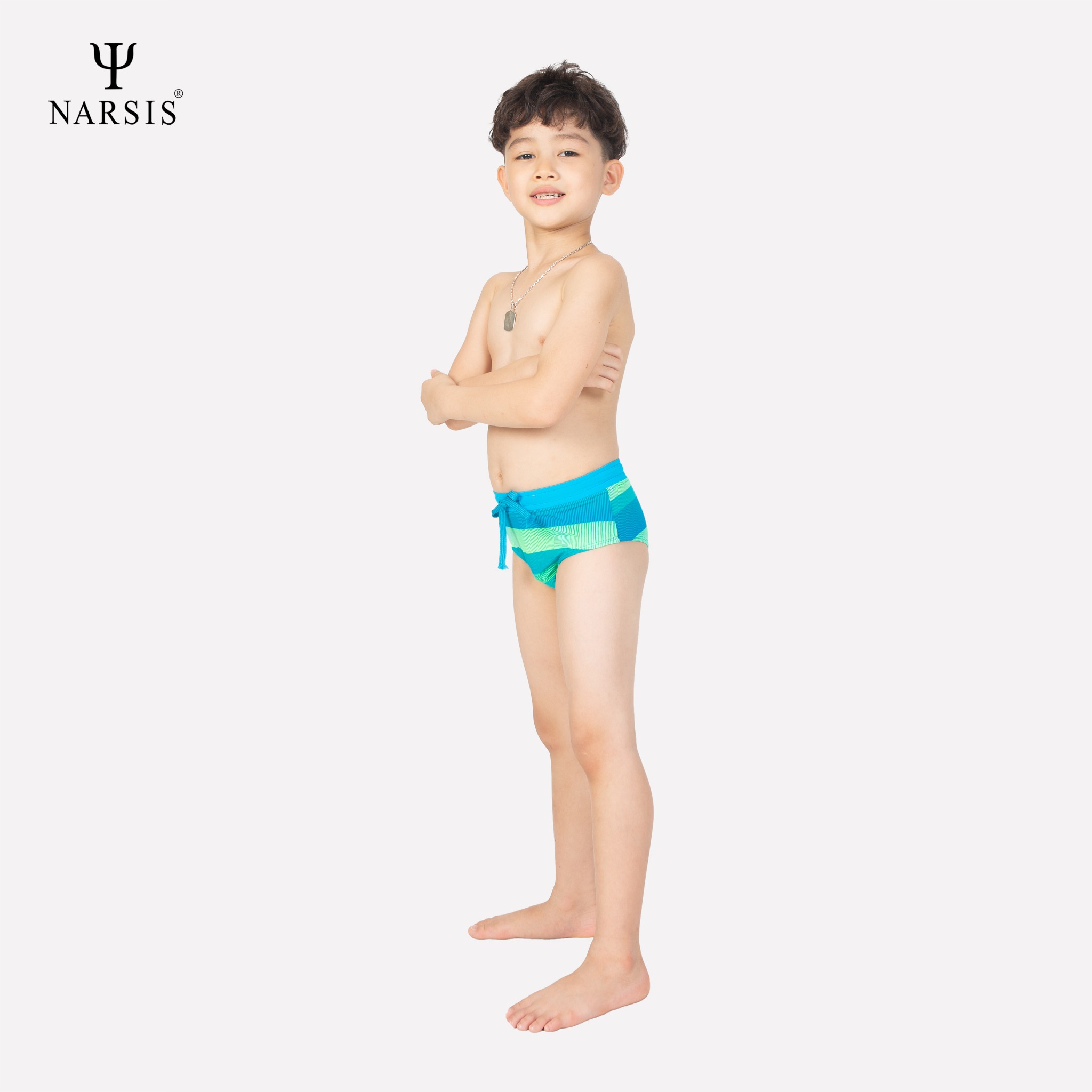QUẦN BƠI BÉ TRAI KQ0008 NARSIS CHẤT LIỆU THOÁNG MÁT, DỄ CHỊU, THOẢI MÁI CẢ NGÀY, DỄ VẬN ĐỘNG_thumbnail_0