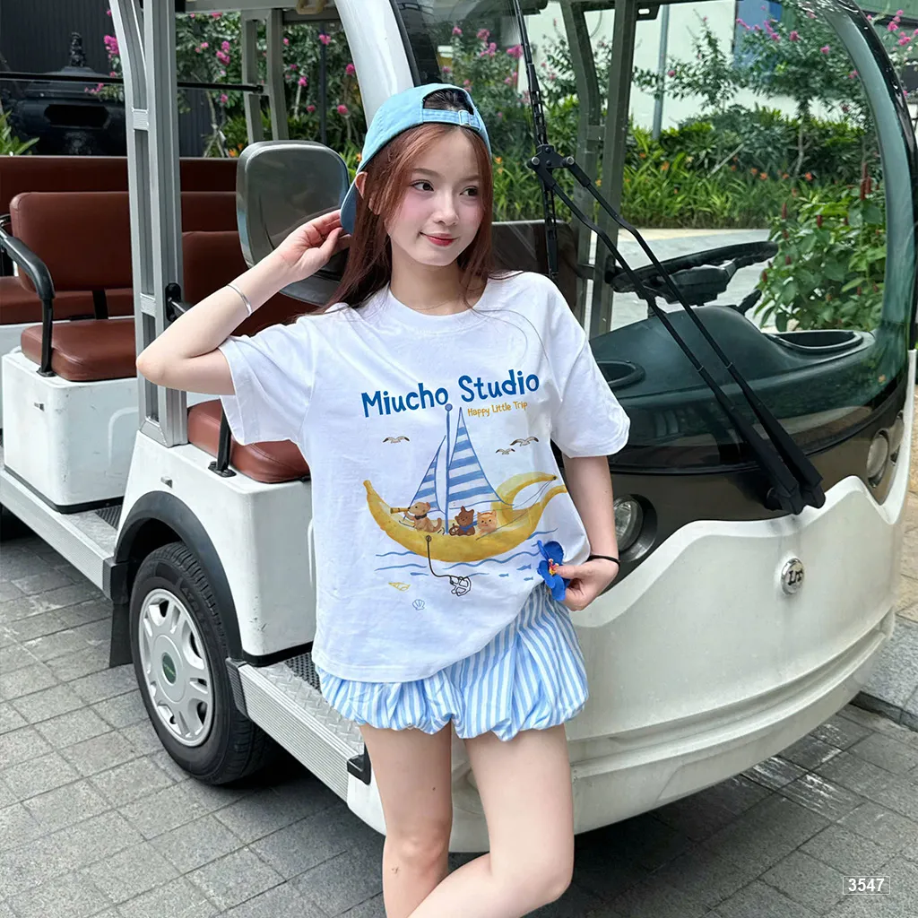 Áo thun boxy unisex Korean summer style Miucho 3547_thumbnail_4