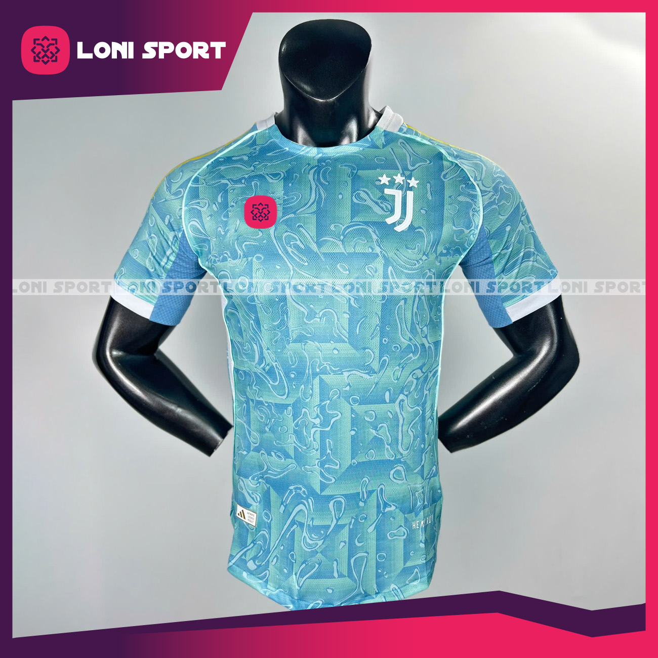 Áo Juventus sân khách xanh ngọc mùa giải 25/26 - SF