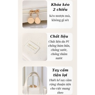 Túi xách thời trang da PU chống nươc chống bụi đi chơi đi dự tiệc thời trang phong cách trẻ trung (TMP-PU-MN)_thumbnail_4