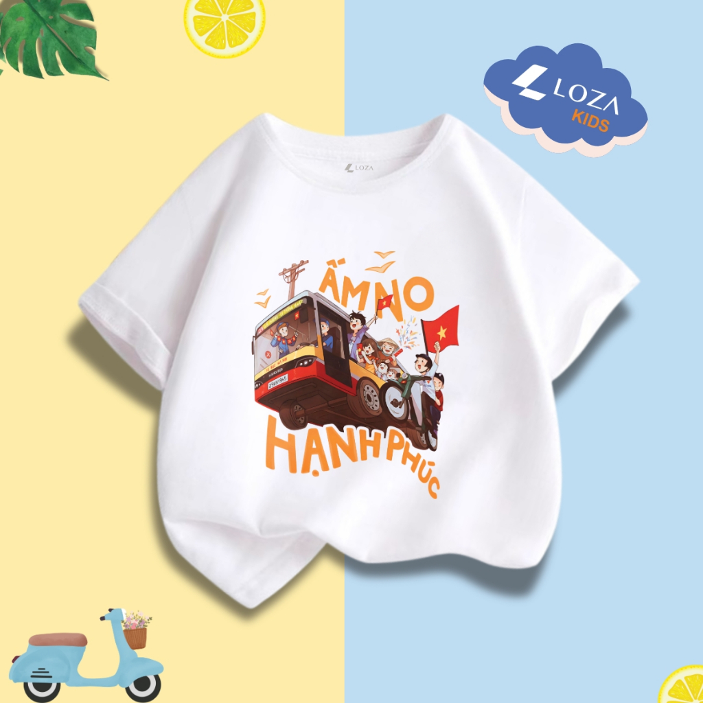 Áo phông cho bé in hình 